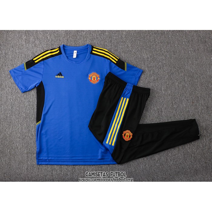 Chandal del Manchester United Manga Corta 2021/2022 Azul